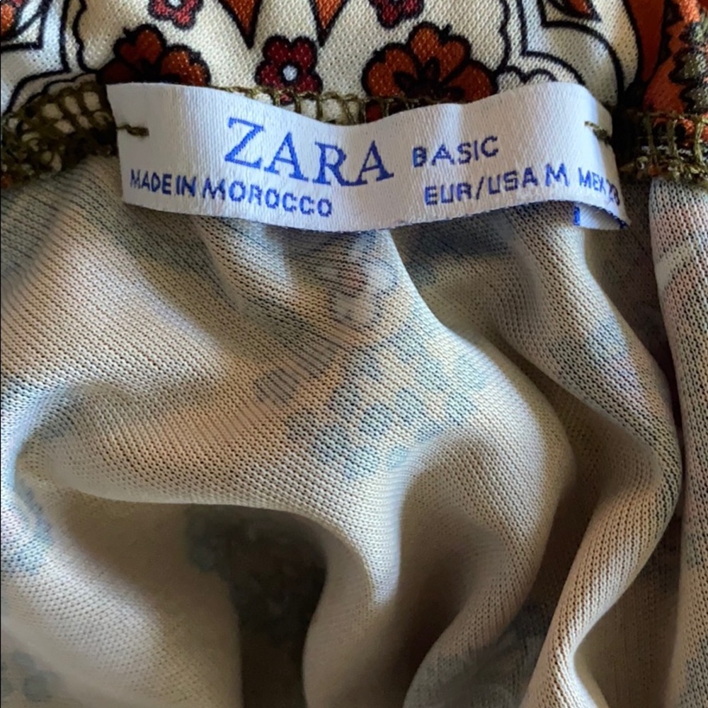 Zara Basic Draped Tank Size Medium - image 6